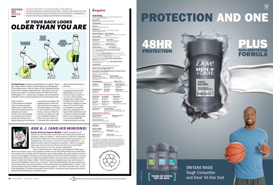 ASK A.J. (AND HIS MINIONS)