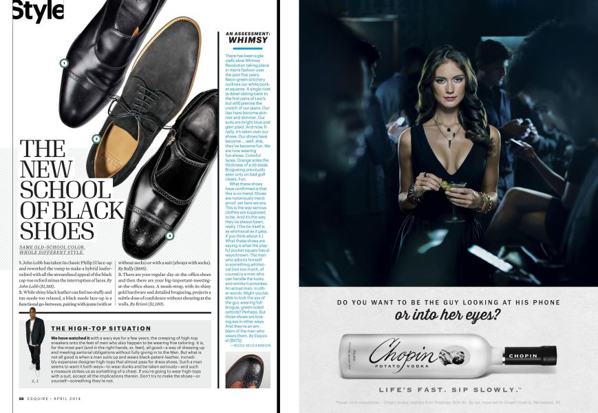 THE NEW SCHOOL OF BLACK SHOES