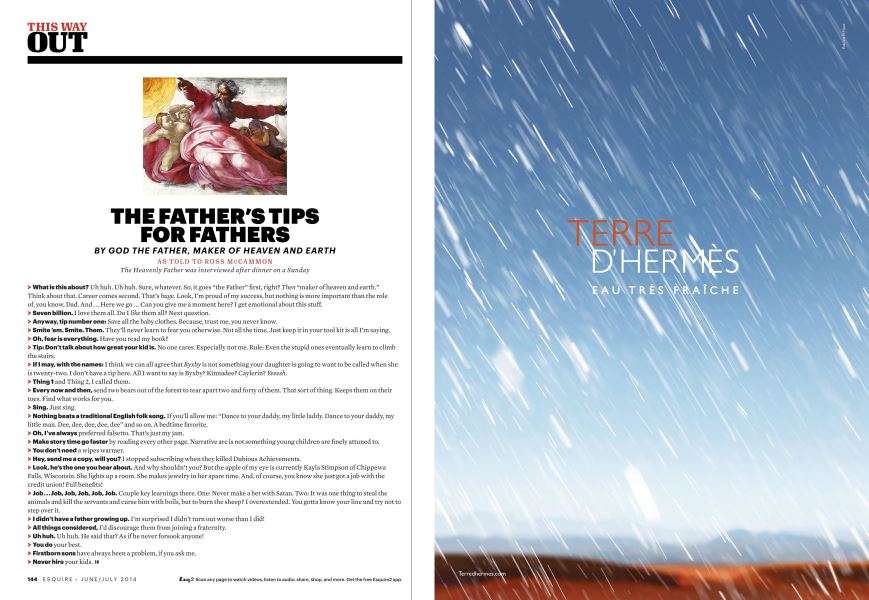 The Father's Tips for Fathers