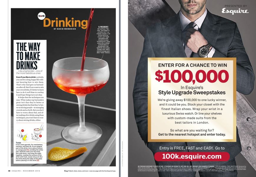 The Way to Make Drinks