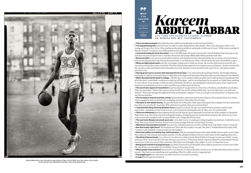 Kareem Abdul-Jabbar: What I've Learned