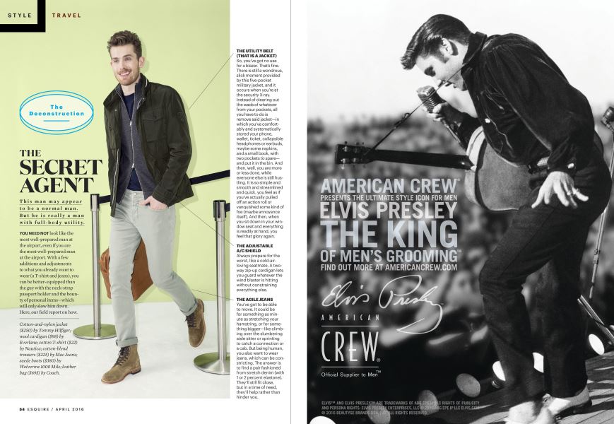 The Secret Agent | Esquire | APRIL 2016