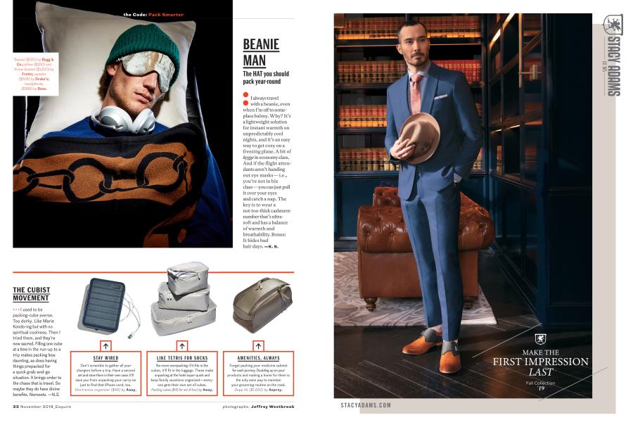 BEANIE MAN | Esquire | NOVEMBER' 19