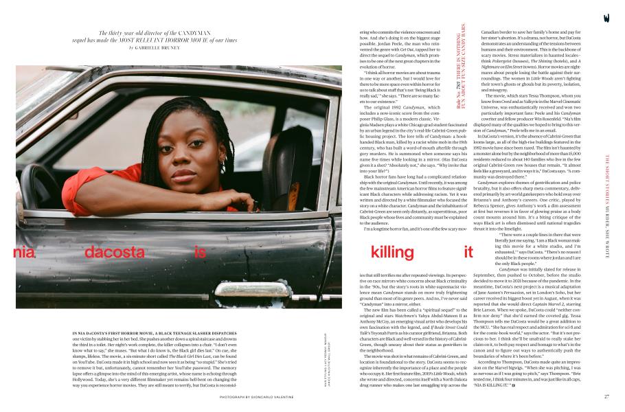 Kina Ung dame dosis Nia DaCosta Is Killing It | Esquire | OCTOBER/NOVEMBER 2020