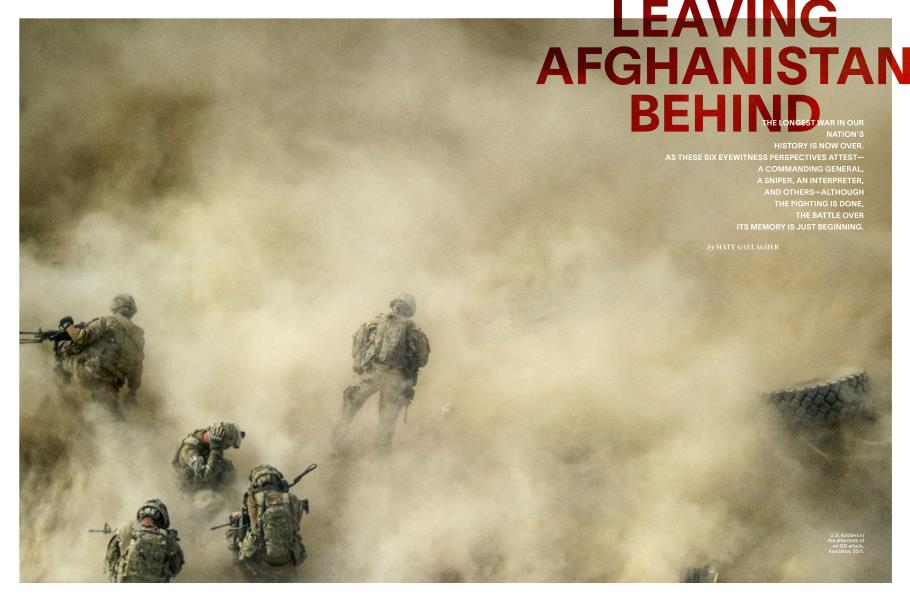 LEAVING AFGHANISTAN BEHIND | Esquire | OCTOBER/NOVEMBER 2021